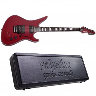 Schecter Avenger FR-S Guitar Satin Candy Apple Red + Case