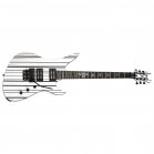 Schecter Synyster Standard Gloss White w/Black Pinstripes Gutiar