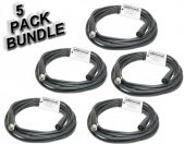 Whirlwind 20 foot Microphone cables (5 Pack) EMC20