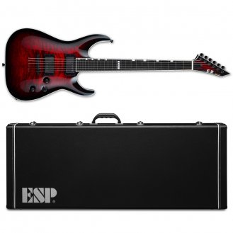 ESP E-II Horizon NT-II See Thru Black Cherry Sunburst + Case