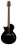 ESP LTD TL-6 Black BLK LH Left Handed Thinline Acoustic/Electric