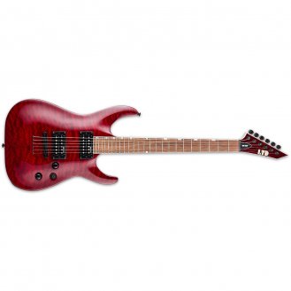 ESP LTD MH-200QM NT See Thru Black Cherry Guitar B-Stock