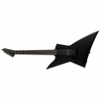 ESP LTD EX Black Metal LH Black Satin Left-Handed B-Stock