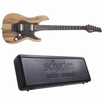 Schecter Sun Valley Super Shredder Exotic Black Limba FR + CASE