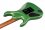 Ibanez AZ2402 Prestige Guitar Apple Green Metallic + Case NEW
