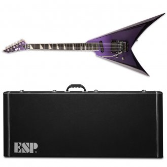 ESP LTD Alexi Ripped Purple Fade Satin w/Ripped Pinstripes LEFTY