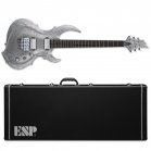 ESP FRX Liquid Metal Silver Electric Guitar + Hard Case