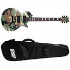 ESP LTD EC-1000 WCS Woodland Camo Satin B-Stock + ESP TKL BAG