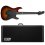 ESP E-II SN-III HT FM Guitar Tiger Eye Sunburst + Case B-Stock