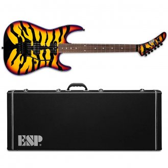 ESP George Lynch FR Sunburst Tiger Graphic STG w/ Hardshell Case