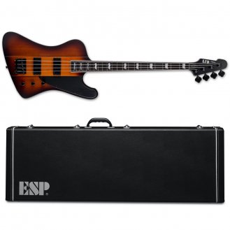 ESP LTD Phoenix-1004 Bass Tobacco Sunburst Satin + Case NEW