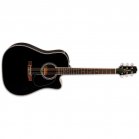 Takamine EF341DX Gloss Black Acoustic Guitar + Case