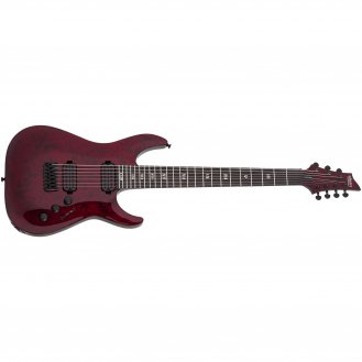 Schecter C-7 Apocalypse Red Reign 7-String Guitar B-Stock