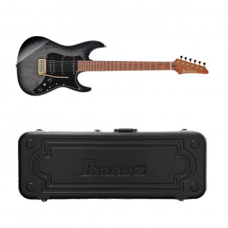 Ibanez AZ2204AG Prestige Transparent Gray Burst Guitar + Case