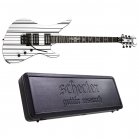 Schecter Synyster Standard Gloss White w/Black Pinstripes + Case