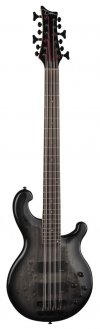 Dean Rhapsody 12 RH12 12-String Bass Trans Black TBK RH-12