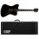ESP LTD SPARROWHAWK BLK Seymour Duncan Black + Hard Case! NEW