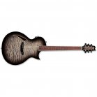 ESP LTD TL-6 Thinline Acoustic-Electric Charcoal Burst New