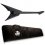 ESP LTD Arrow Black Metal Black Satin BLKS Electric +ESP Gig Bag