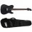 ESP LTD TE-201 BLKS Black Satin Electric Guitar TE201 + ESP BAG